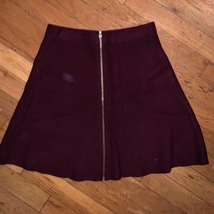Maroon Skater Skirt